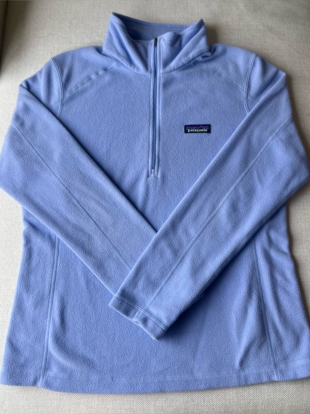 Patagonia Women's Micro D 1/4-Zip Pullover - Light Blue